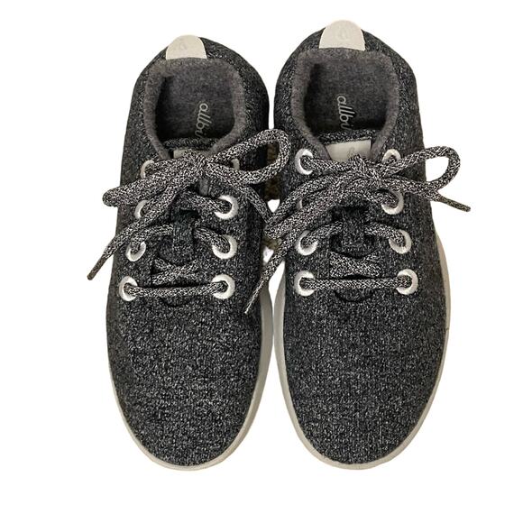 allbirds Merino Wool Classic Runners Casual Lace up Women’s 6 Dark Gray Shoes - Picture 4 of 12